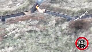 Ukrainian burned alive with gasoline.