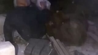 UA Russian propagandist and his driver are attacked by a UA drone