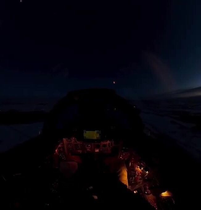 Ukrainian jet fighter pilot destroys a Russian cruise missile