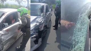 Arm thief stopped by police