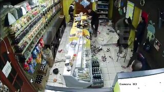 In Russia, migrants attacked a shopkeeper because he refused to pay for "protection"