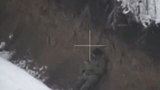 Hidden in an anti-tank ditch