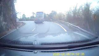 Moped Rider Slips And Gets Run Over By Dashcam Vehicle