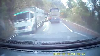 Moped Rider Slips And Gets Run Over By Dashcam Vehicle