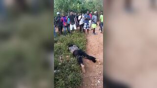 One Legged Man Beats Captured Gang Members To Death