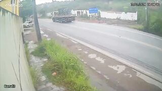 Speeding Biker Kills Jaywalker, Nearly Dies Too
