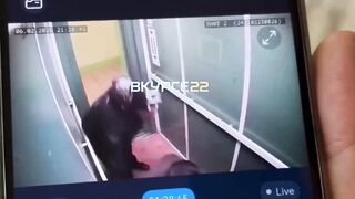 Drunk Boxer Brutally Attacks Disabled Guy Inside The Elevator In Russia