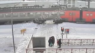 Woman Dies After Being Hit By Train In Moscow Area