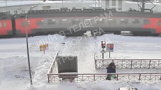 Woman Dies After Being Hit By Train In Moscow Area