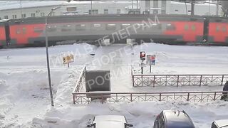 Woman Dies After Being Hit By Train In Moscow Area