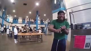 Body Cam Footage of Ohio Inmate Joseph Hunter Stomping Out a Female CO During a Confr