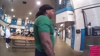 Body Cam Footage of Ohio Inmate Joseph Hunter Stomping Out a Female CO During a Confr
