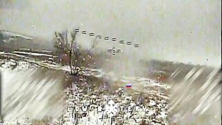 The drone operators of Charta managed to stop several groups of Russians