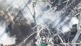 Drones from the Bureviy Brigade in action.