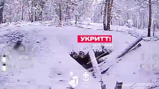 Drones from the Bureviy Brigade in action.