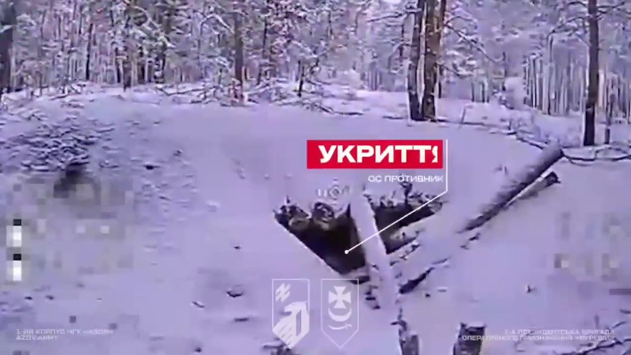 Drones from the Bureviy Brigade in action.