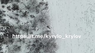 Ukrainian drone team with thermal destroying invaders