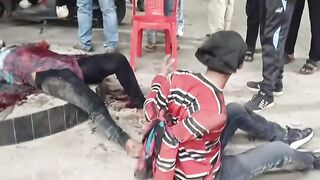 Merchant attacked with knife