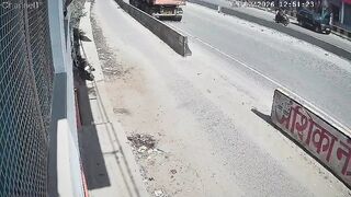 Biker Gets Crushed To Death Under Wheels Of Truck
