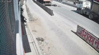 Biker Gets Crushed To Death Under Wheels Of Truck