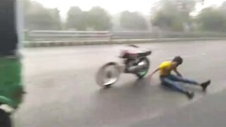 Definitely His Best And Last Stunt