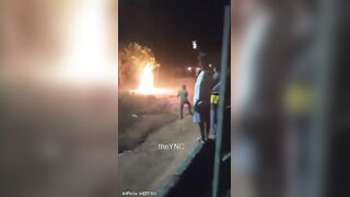 Wanted Gang Member Brutalized And Set On Fire After He Tried To Steal A Motorcycle