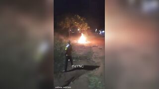 Wanted Gang Member Brutalized And Set On Fire After He Tried To Steal A Motorcycle