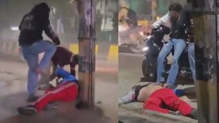 Man Jumped By Goons For Trying To Stop Woman's Harassment