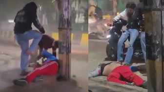 Man Jumped By Goons For Trying To Stop Woman's Harassment