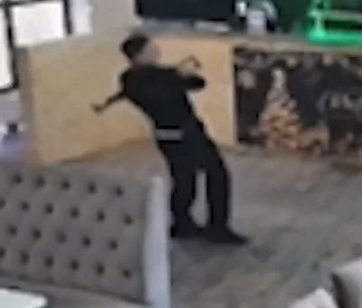In Mariupol, a man opened fire with an automatic weapon and threw a grenade