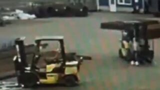 A Forklift Ran Over A Woman And Dragged Her Under Its Wheels For Several Meters