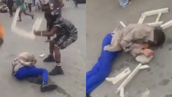 Thug In Blue Pants Demanded A Protection Fee And Found Out