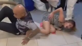 Man Kicks Woman After She Rejects His Offer of a Drink Inside  Busy Mall In Singapore