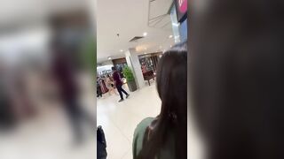 Man Kicks Woman After She Rejects His Offer of a Drink Inside  Busy Mall In Singapore