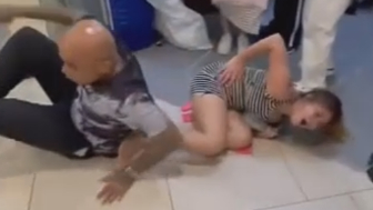 Man Kicks Woman After She Rejects His Offer of a Drink Inside  Busy Mall In Singapore