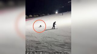 In Kyrgyzstan, a skier broke her spine
