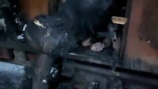 The Orc was literally burned out