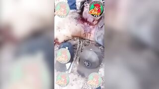 Cartel Skinning Dead Dude's Face