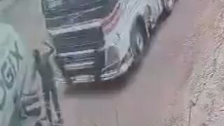 Trucker's life cut short in a reversing incident