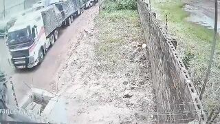 Trucker's life cut short in a reversing incident