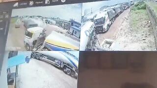 Trucker's life cut short in a reversing incident