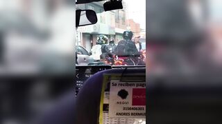 Man Arrested For Assaulting A Police Officer In Colombia