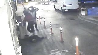 Brutal beating