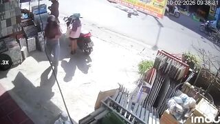 Moped Rider Falls Head First Under The Car, Dies