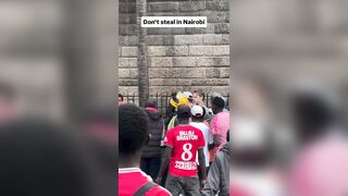 Thief Attacked By Mob After Trying To Rob A White Guy In Africa