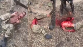 Dude Hacked Alive With Machete By Cartel