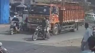 Out Of Control Truck Hits Gruop Of Motorcyclists Killing One