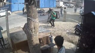 Out Of Control Truck Hits Gruop Of Motorcyclists Killing One