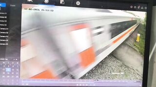 The Guy Stepped Onto The Track In Front Of The Approaching Train