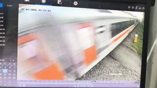 The Guy Stepped Onto The Track In Front Of The Approaching Train